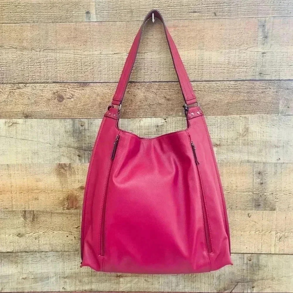 Joe NWT Joe’s Jeans Ruby Double Zippered Tote Purse